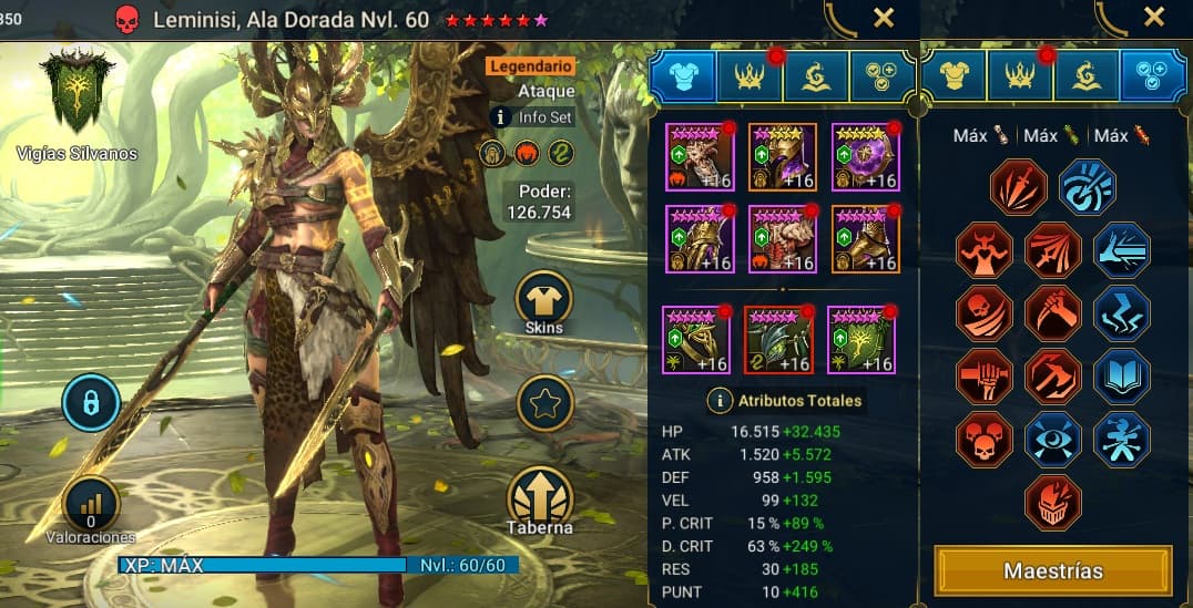 Equipo Leminisi Ala Dorada