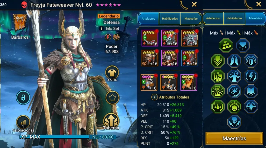 Equipo de Freyja