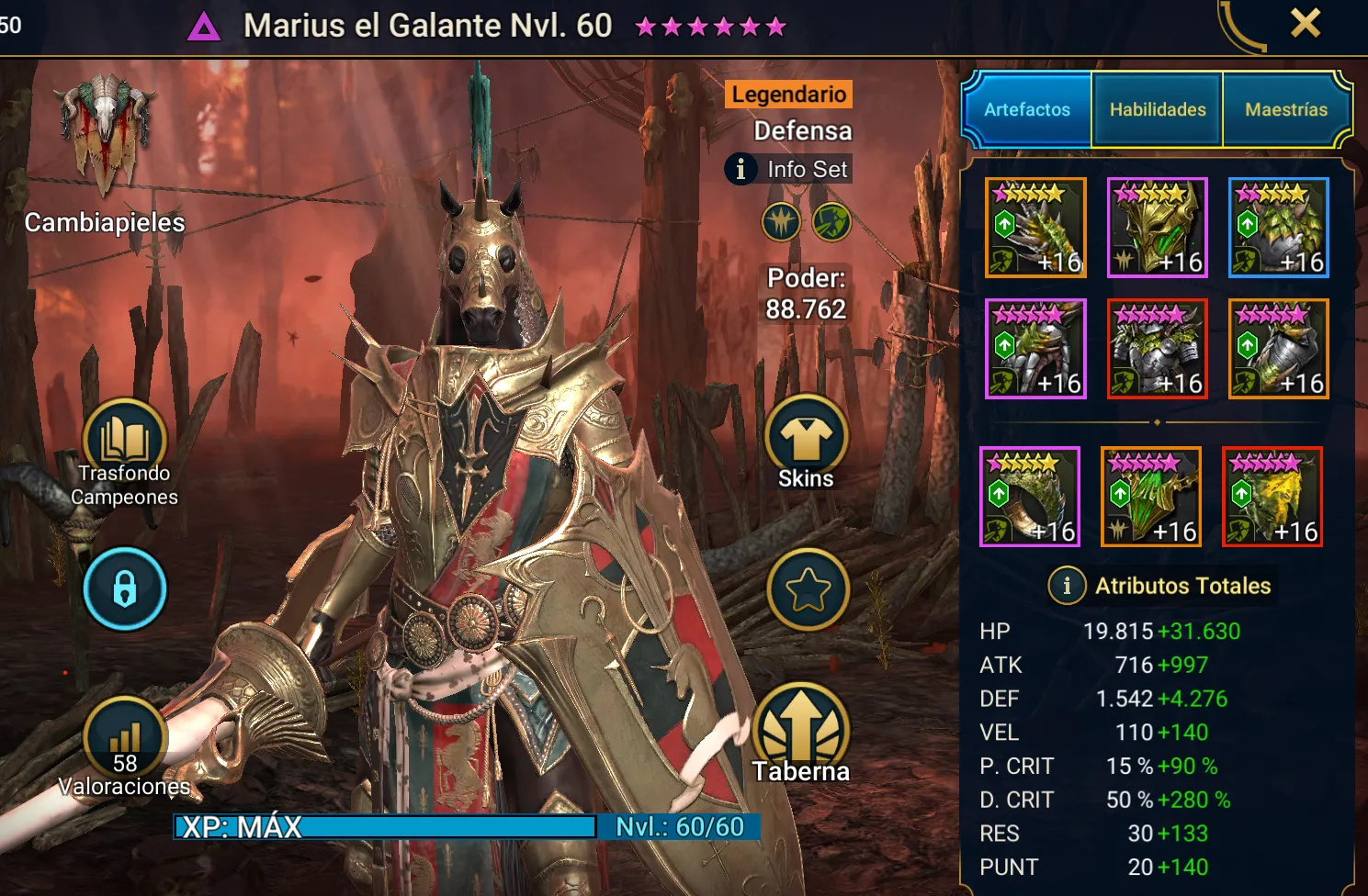 Equipo de Marius