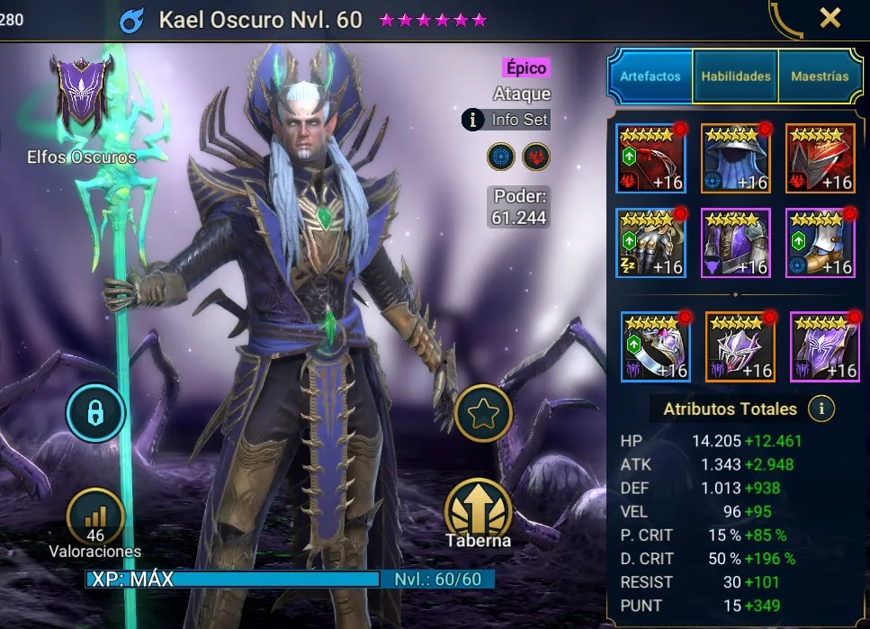 Equipo Kael Oscuro