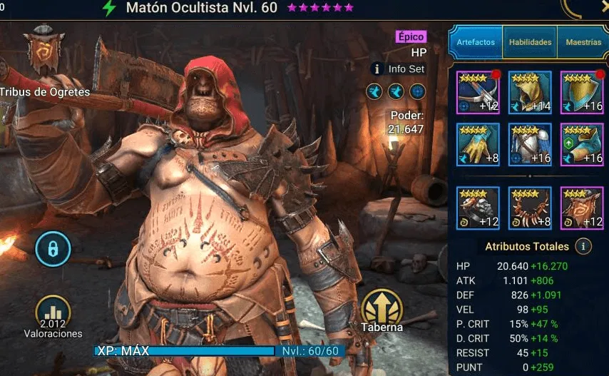 Equipo de Matón Ocultista