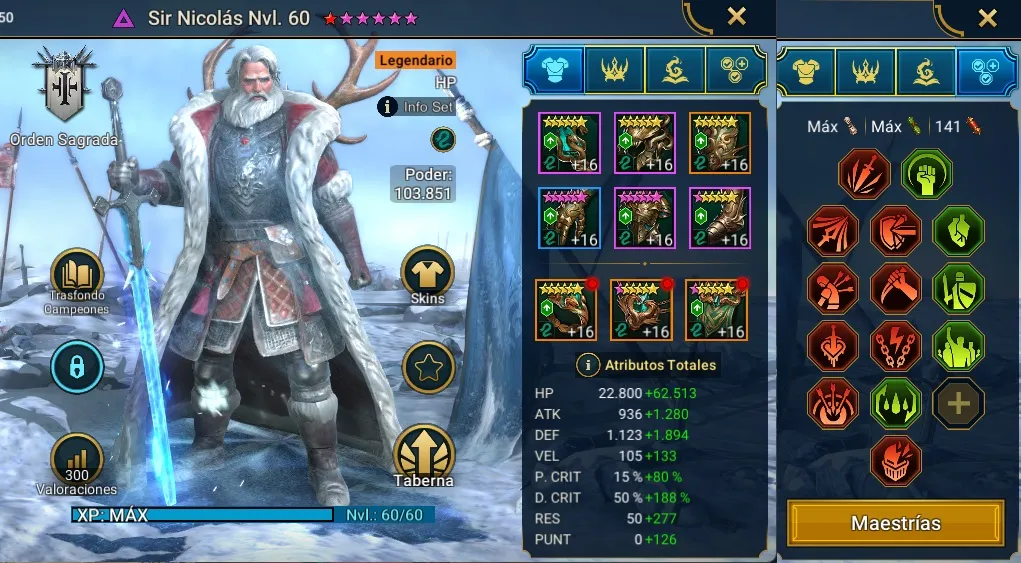 Equipo de Sir Nicolas